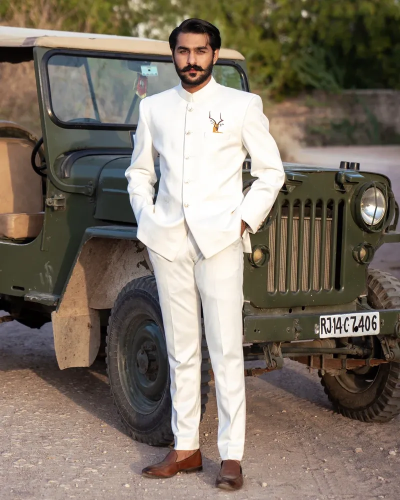 Ivory Antelope Bandhgala