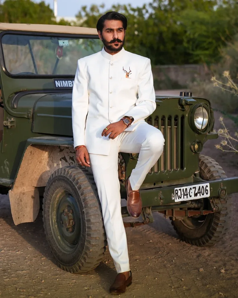 Ivory Antelope Bandhgala - Image 5