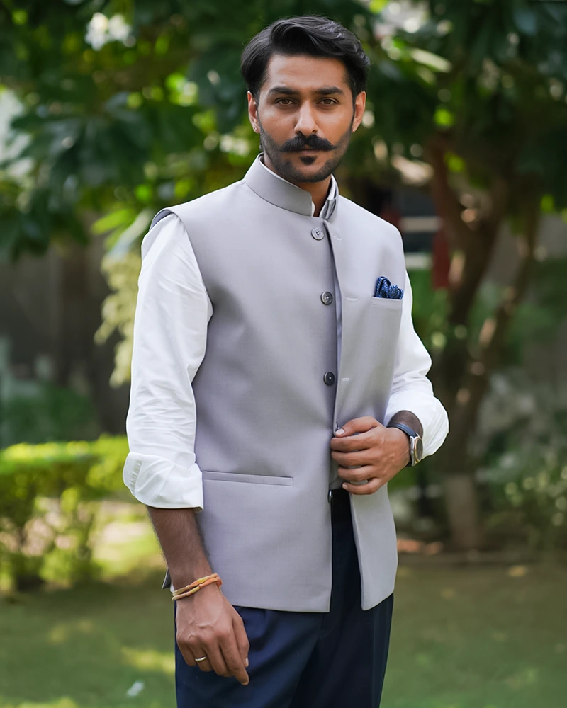 Artisanal Graphene Bundi (Nehru Jacket)