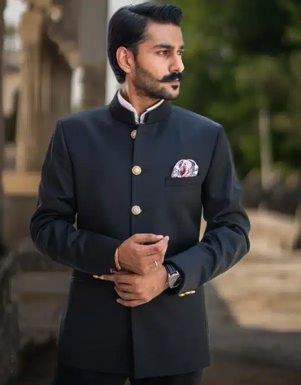 Duke's Obsidian Bandhgala