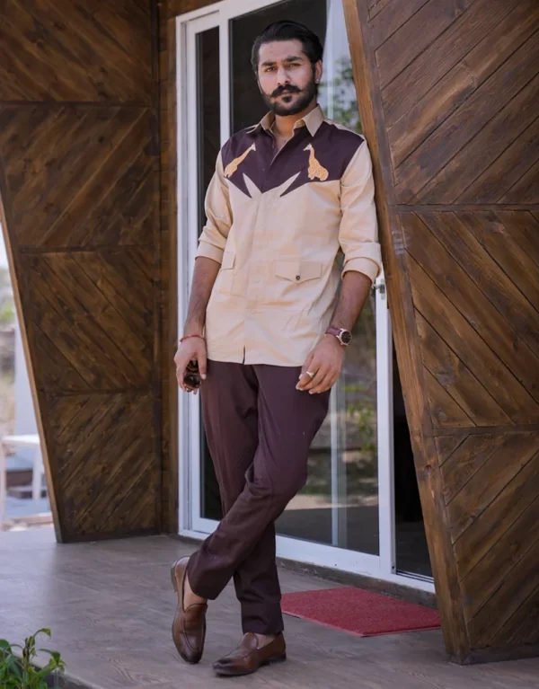 Giraffe Grunge Shirt