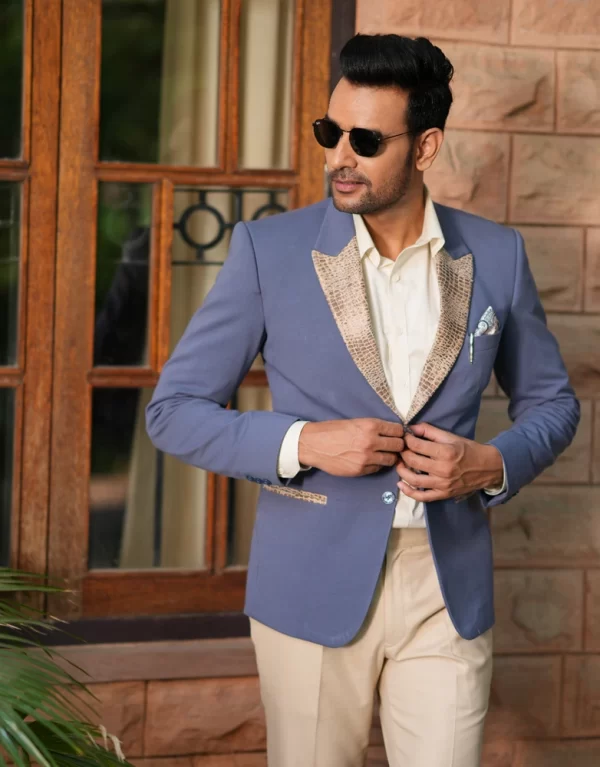 Aegian Blue Zazzle A'ple Blazer