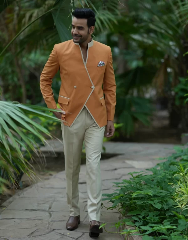 The Orange Peel Bandhgala