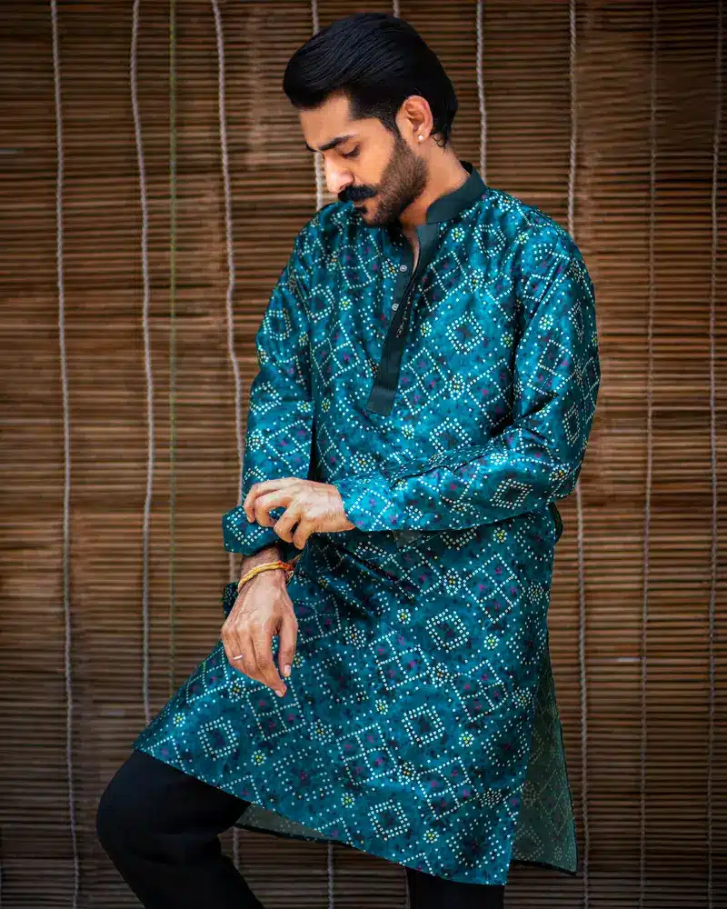 Enchanted Bandhani Print Kurta - Image 4