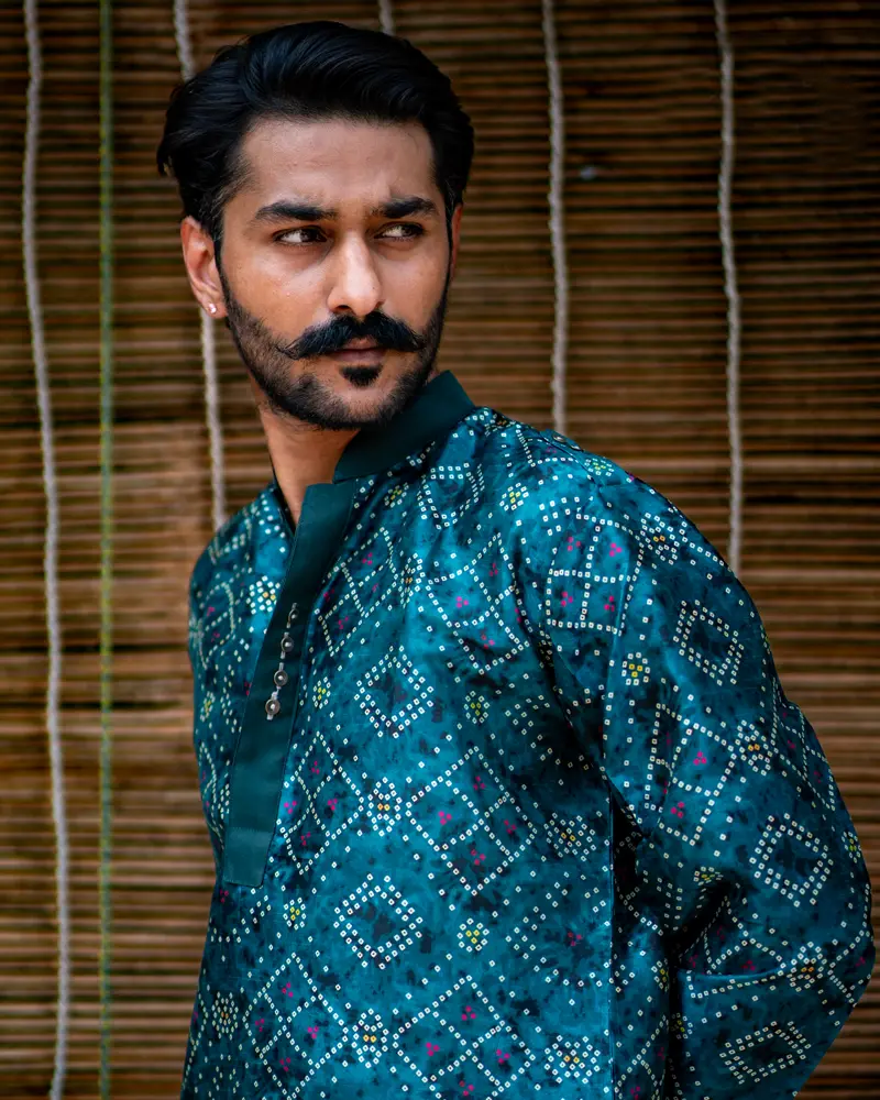 Enchanted Bandhani Print Kurta - Image 2