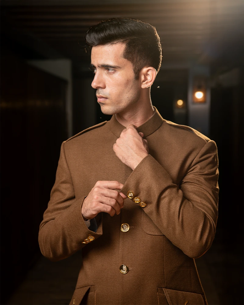 Frontline Valor Brown Tweed Hunting Coat Set - Image 2