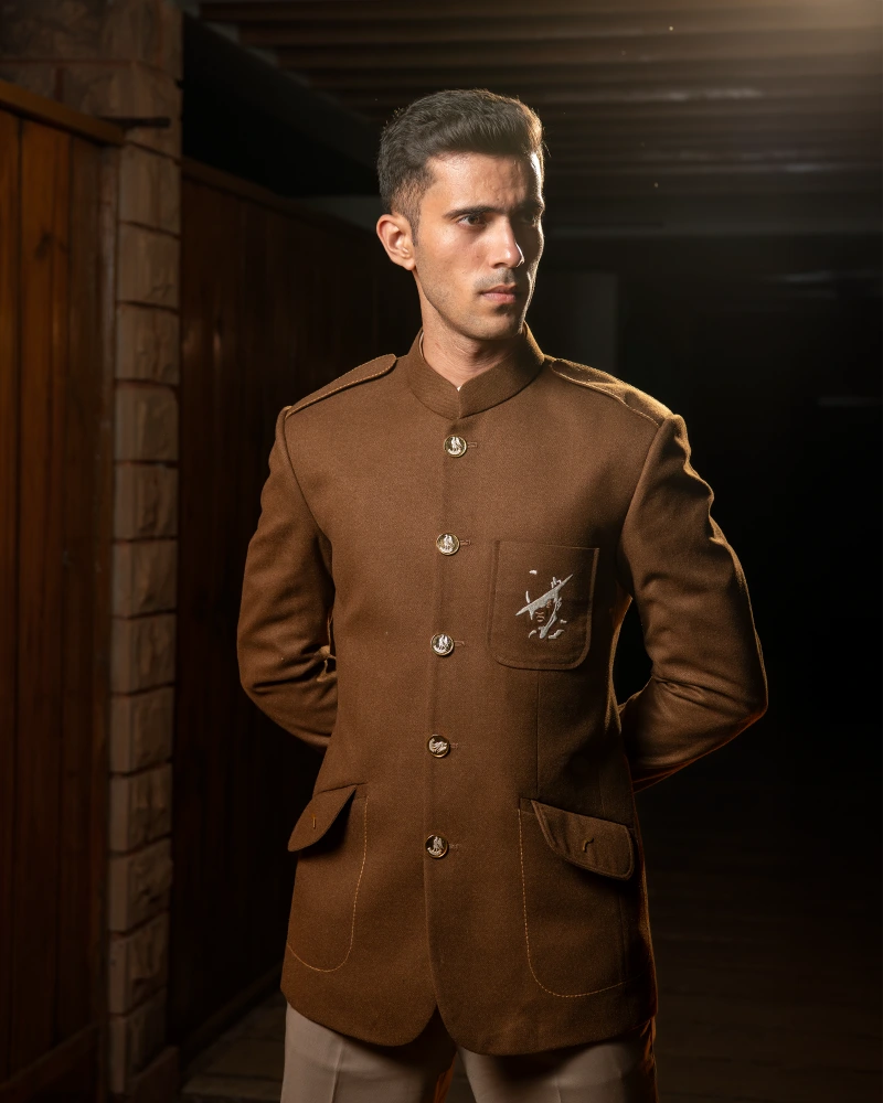 Frontline Valor Brown Tweed Hunting Coat Set